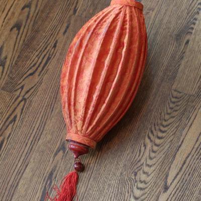 Sale Photo Thumbnail #82: Red decorative paper lantern