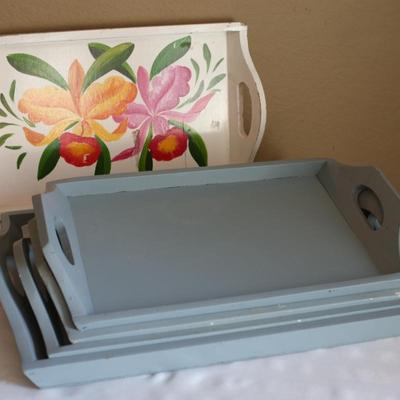 Sale Photo Thumbnail #84: Decorative Wooden Trays