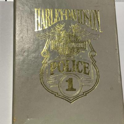 Vintage New in Box ZIPPO "HARLEY-DAVIDSON" Police Cycles Cigarette Lighter as Pictured.