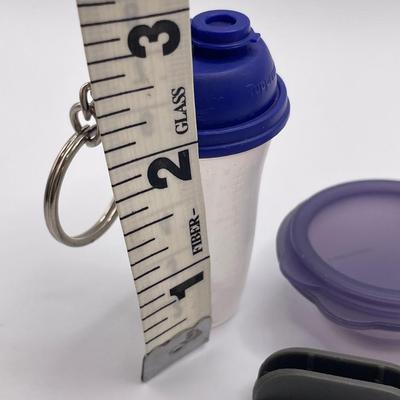 Mini Tupperware keychains