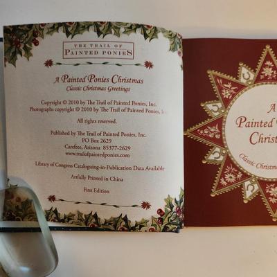 Sale Photo Thumbnail #207: This lot is for a Painted Ponies Book - Autographed.  This book is a Painted Ponies Christmas, this Trail of the Painted Ponies series of books is quite desirable and having a copy that is authentically autographed by two of the authors is a real find.  N