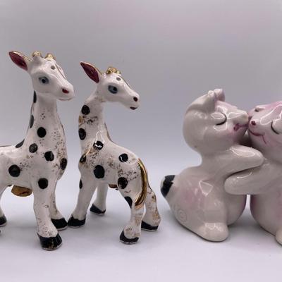 Giraffe and bunny S&P shakers