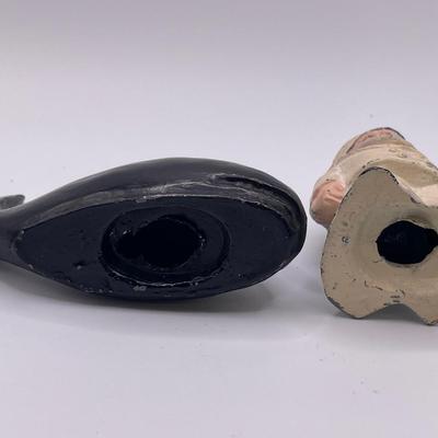 Cast Metal Moby Dick Shaker Set