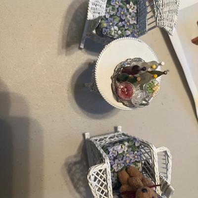 Mini chairs and table set