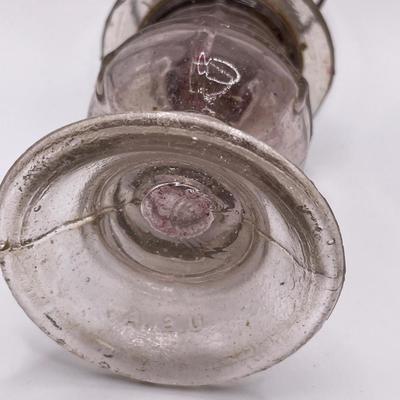 Clear glass lantern and Scottie dog pourer