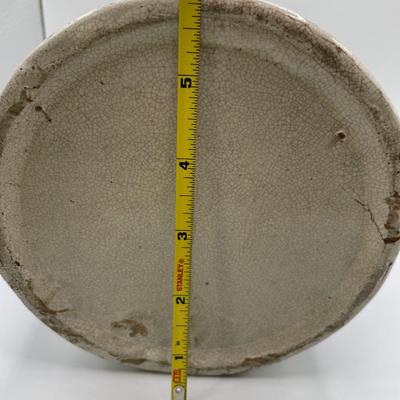 Stoneware hanging salt box