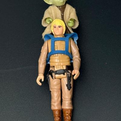 Vintage Star Wars Luke Skywalker Bespin Yoda Jedi 1980