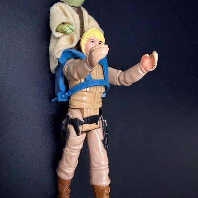 Vintage Star Wars Luke Skywalker Bespin Yoda Jedi 1980