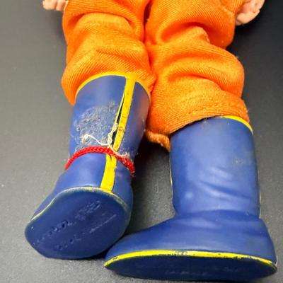 Rare Ball Z Super Seiyan Son Goku Full Action Pose Figure c1991