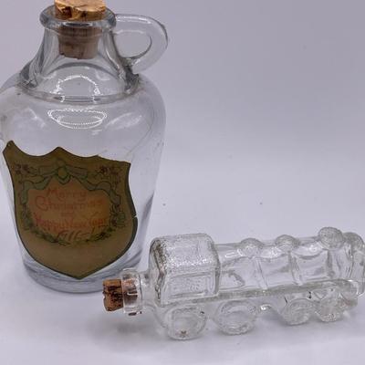 3 vintage kitchen bottles