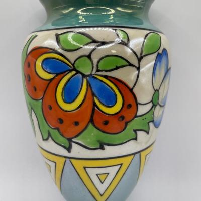 7” long floral wall pocket