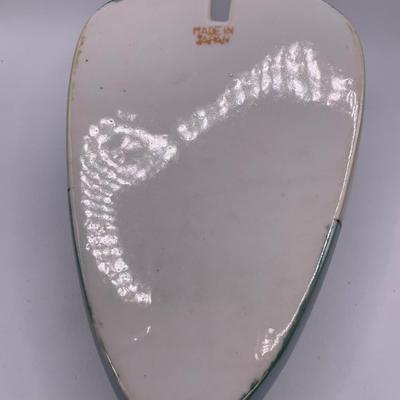 7” long floral wall pocket