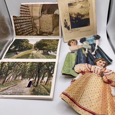 Mclaughlins coffee Paper dolls and vintage travel cards