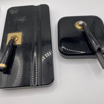 Vintage Black pen holders