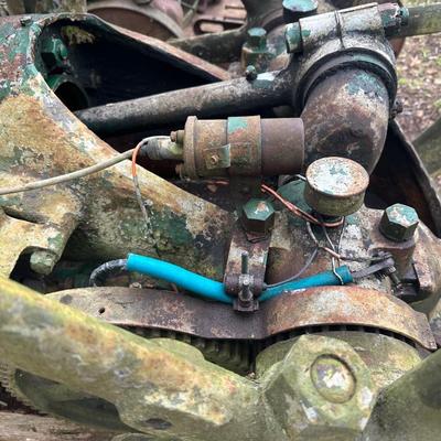 Large Antique Hit & Miss Stationary Engine