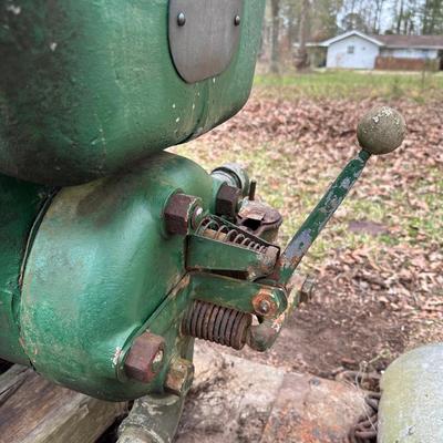 Large Antique Hit & Miss Stationary Engine