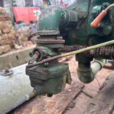 Large Antique Hit & Miss Stationary Engine