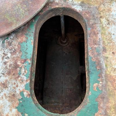 Large Antique Hit & Miss Stationary Engine