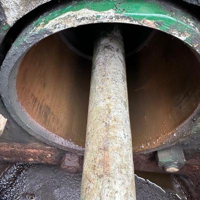 Large Antique Hit & Miss Stationary Engine