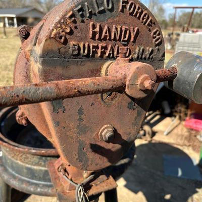 Antique Buffalo Forge “Handy” Hand-Crank Blacksmith Forge Blower