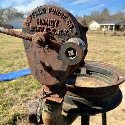 Antique Buffalo Forge “Handy” Hand-Crank Blacksmith Forge Blower