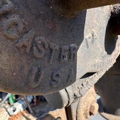 Vintage Columbus No. 400 Blacksmith Forge Blower – Cast Iron – Pedestal Mount