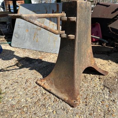 Vintage Columbus No. 400 Blacksmith Forge Blower – Cast Iron – Pedestal Mount