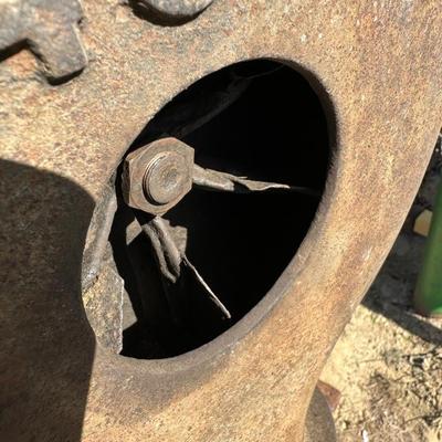 Vintage Columbus No. 400 Blacksmith Forge Blower – Cast Iron – Pedestal Mount