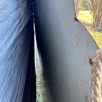 Large Vintage Gulf Oil Porcelain Gas Station Sign