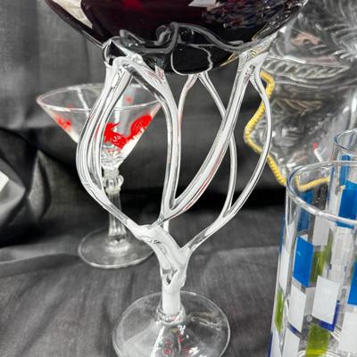 Mid Century cups and glassware