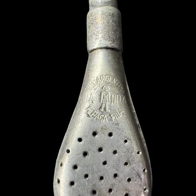 Sale Photo Thumbnail #426: Set of four. The trim on the gourds and the straws is Alpaca. Measurement: 3.5”H (gourds, each). Pre-auction estimate: $75-$100. [BK]