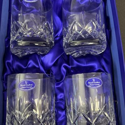 Royal Doulton Crystal Tumbler Set