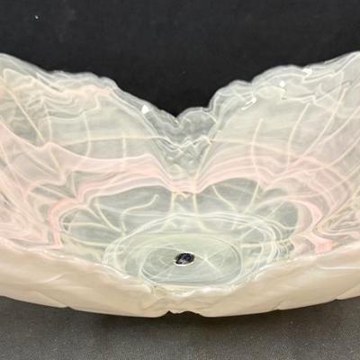 Vintage Lavorazione Murano Flower Bowl