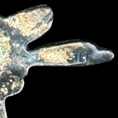 Sale Photo Thumbnail #536: [29.37g] Includes two pendants and one stick pin. The weight is overall, and includes non-silver components. One pendant has a loose stone. Measurement of longest: 3.25”L. [BK]