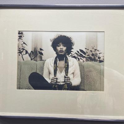 Larry Simpson original photograph framed