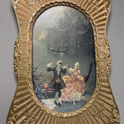 Framed Venice Panel by Albo