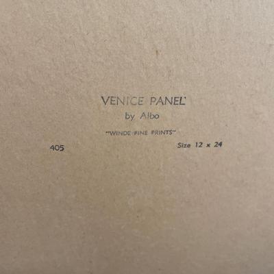 Framed Venice Panel by Albo