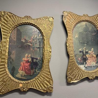 Framed Venice Panel by Albo