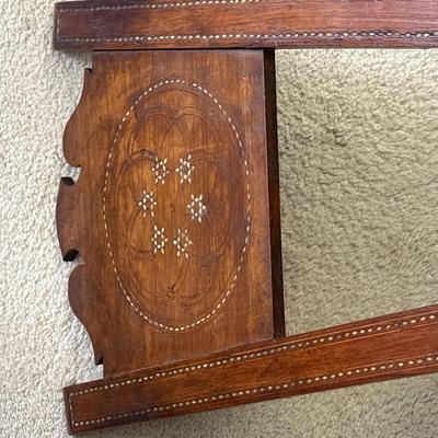 Rare Italian Renaissance Inlaid Side Chair c1600's in VG Preowned Condition as Pictured. (PICKUP ONLY)