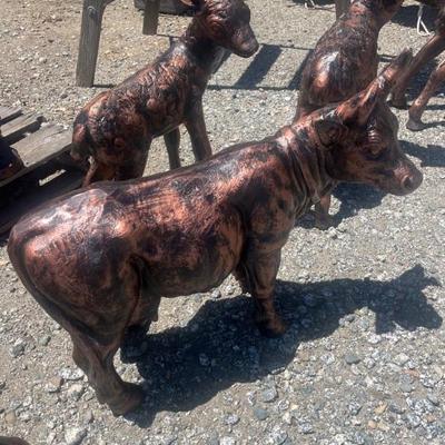 Sale Photo Thumbnail #32: Cast Aluminum Cow