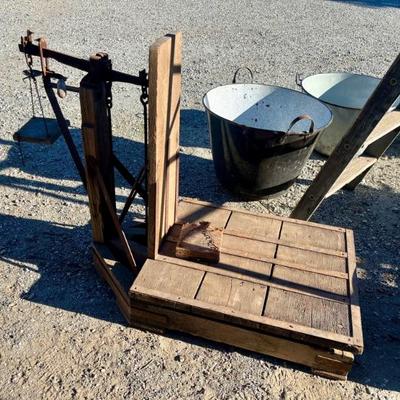Sale Photo Thumbnail #41: Vintage Potato Scale
