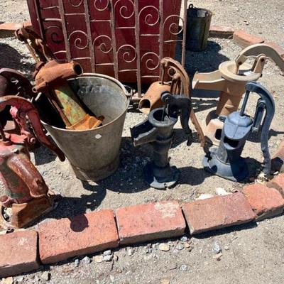 Sale Photo Thumbnail #96: Vintage Water Pumps
