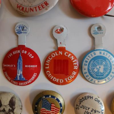 Sale Photo Thumbnail #259: This lot is for a Collection of Vintage Pins. This is a varied grouping of pins. Some quite old and some not so.  They show all types of ideas and styles.  Great for many purposes - where you gonna find 'em.