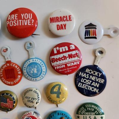 Sale Photo Thumbnail #255: This lot is for a Collection of Vintage Pins. This is a varied grouping of pins. Some quite old and some not so.  They show all types of ideas and styles.  Great for many purposes - where you gonna find 'em.