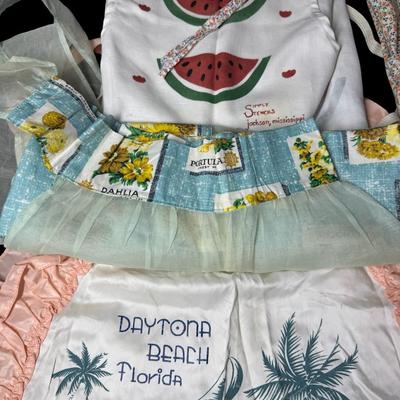 Vintage Apron Assortment Including Daytona Beach