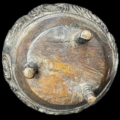 Vintage Bronze Tibetan Inkwell