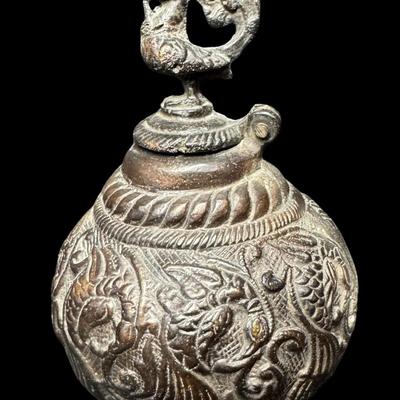 Sale Photo Thumbnail #648: This features a bird finial. Measurement: 6.5”H. [BK]