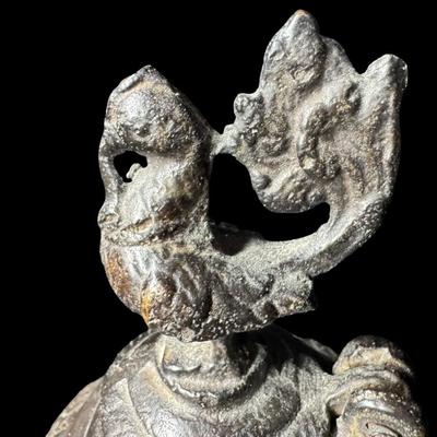 Vintage Bronze Tibetan Inkwell