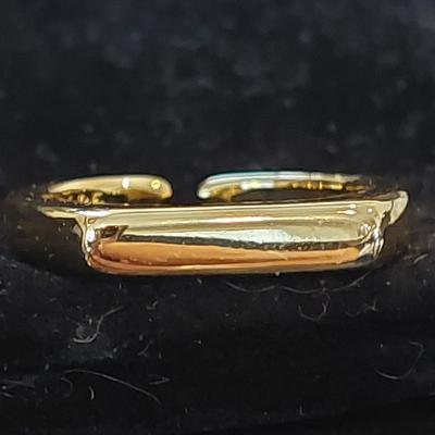 18kt Gold Overlay sterling silver Ring