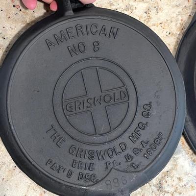 Lot 5 Griswold Waffle maker